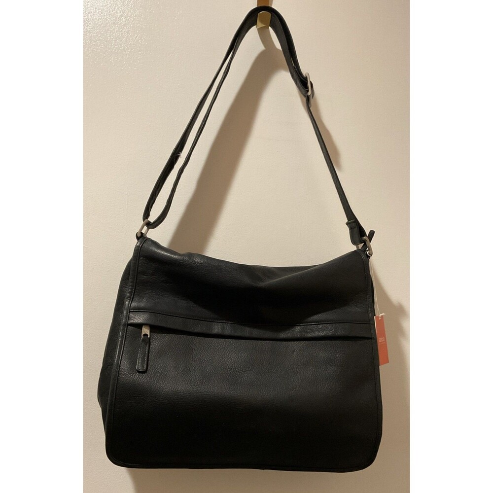 Latico Leather Laptop Shoulder Bag Everyday Work On The Go Spacious Storage Bag